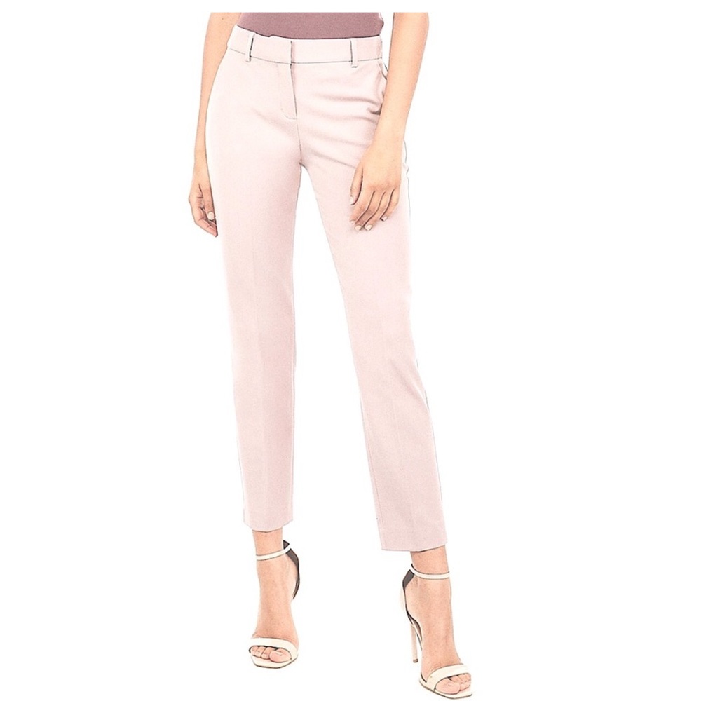 Light pink Express columnist mid rise ankle pants